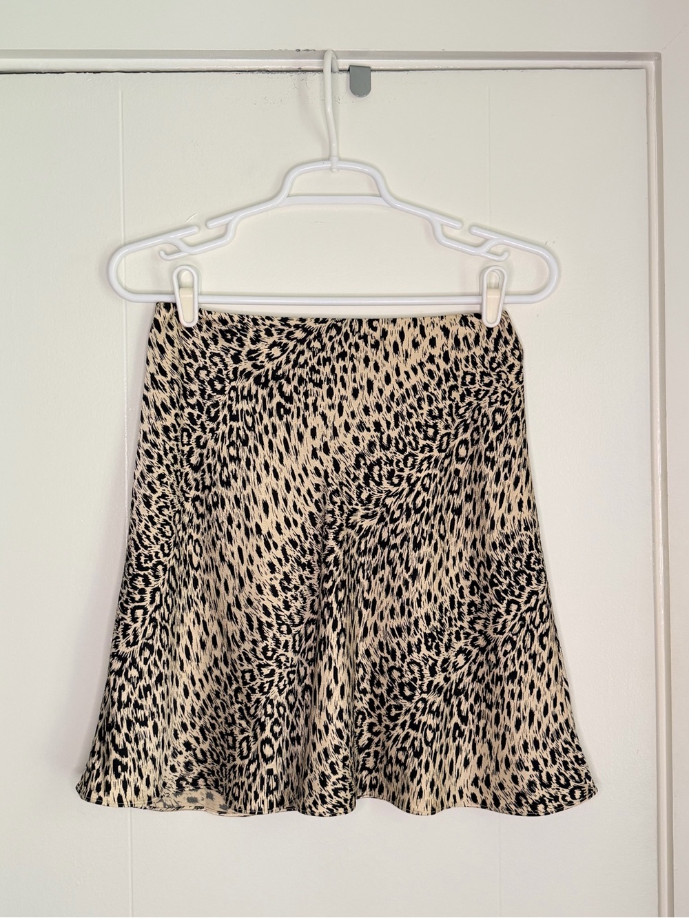 & Other Stories Cheetah/Leopard Print Mini Skirt